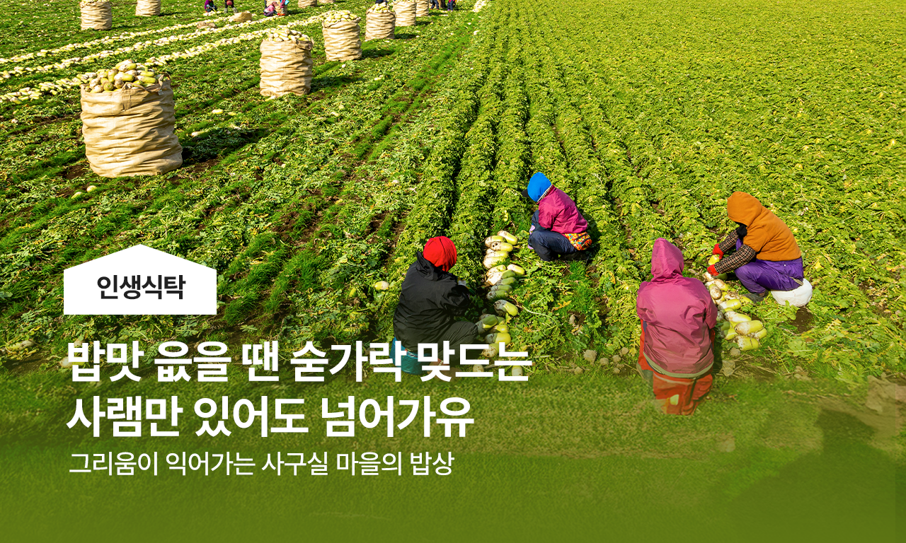 밥맛 읎을 땐 숟가락 맞드는 사램만 있어도 넘어가유 l 김해자, 인생식탁